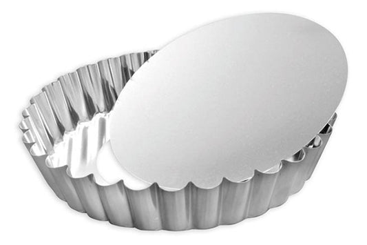 (Ø Top) Loose Base Quiche Pan 150mm - Loyal
