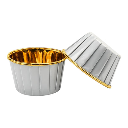 Bright White Cupcake Liners (50 Pack) - Iconic Cake Art