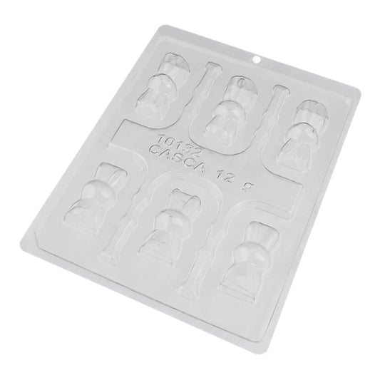 3 Parts Set Mini Seated Rabbit Chocolate Mould BWB - BWB