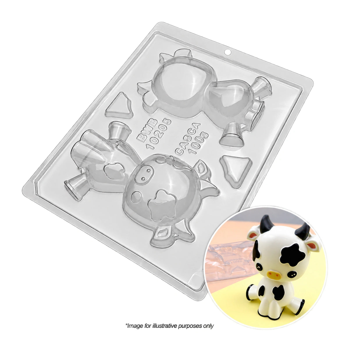 Little Cow Mould 3 Parts Set - BWB