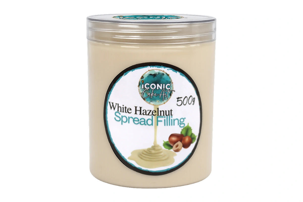 White Hazelnut Spread Filling 500g - Iconic Cake Art