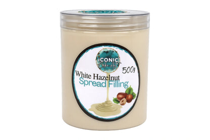 White Hazelnut Spread Filling 500g - Iconic Cake Art