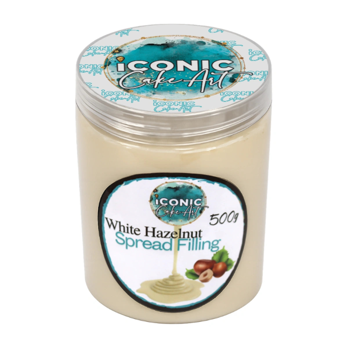 White Hazelnut Spread Filling 500g - Iconic Cake Art