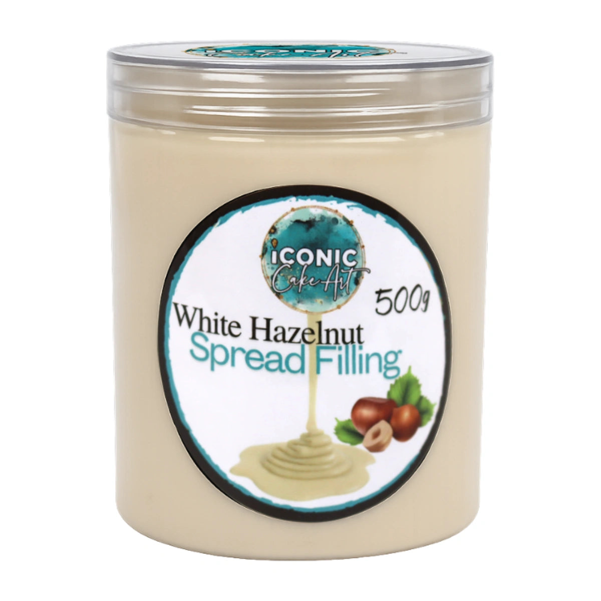White Hazelnut Spread Filling 500g - Iconic Cake Art
