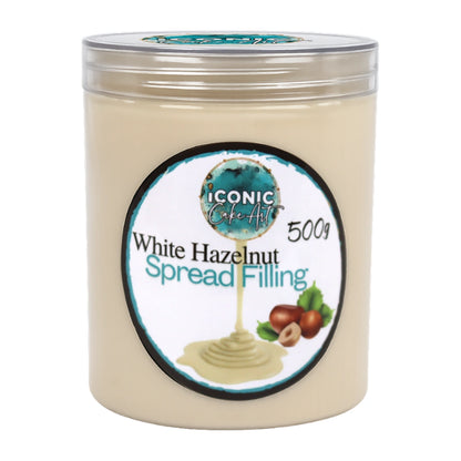 White Hazelnut Spread Filling 500g - Iconic Cake Art