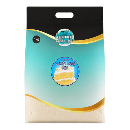 White Mud Cake Mix Premium 5kg - Iconic Cake Art