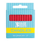 Red Plain Birthday Candles - Bakery Crafts