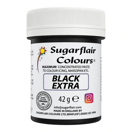 Black Extra Maximum Concentrated Food Colour 42g - Sugarflair