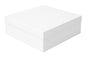 CAKE BOXES WHITE LID - 14 x 14 x 6in