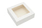 WHITE COOKIE BOX - 6 Inch x 6 Inch