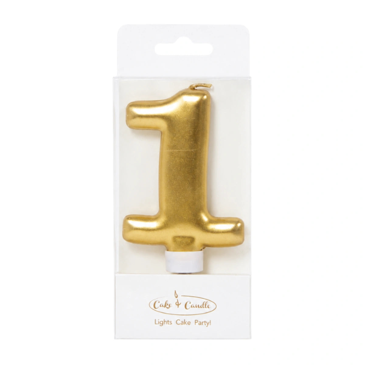 Gold Number 1 Candle - Bake Group
