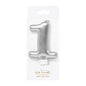 Silver Number 1 Candle - Bake Group