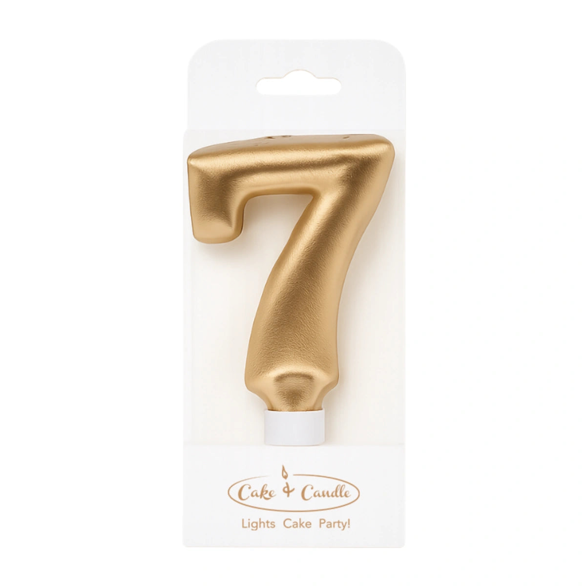 Gold Number 7 Candle - Bake Group