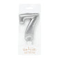 Silver Number 7 Candle - Bake Group