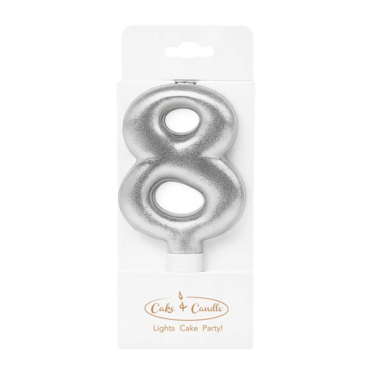 Silver Number 8 Candle - Bake Group
