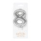 Silver Number 8 Candle - Bake Group
