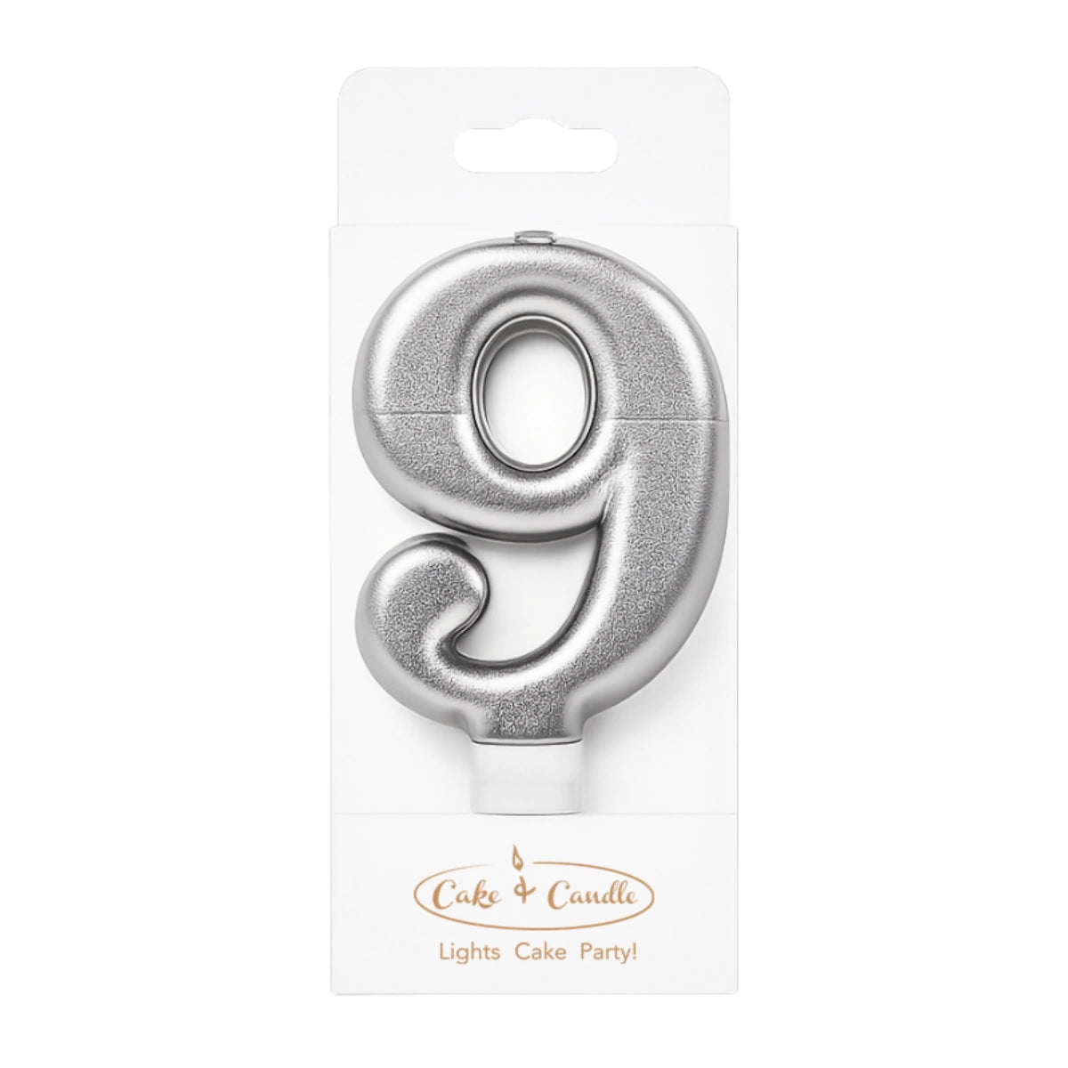 Silver Number 9 Candle - Bake Group