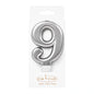 Silver Number 9 Candle - Bake Group
