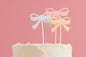 3 Bows Milkshake Cake Topper - Mixed - by - Sprinks