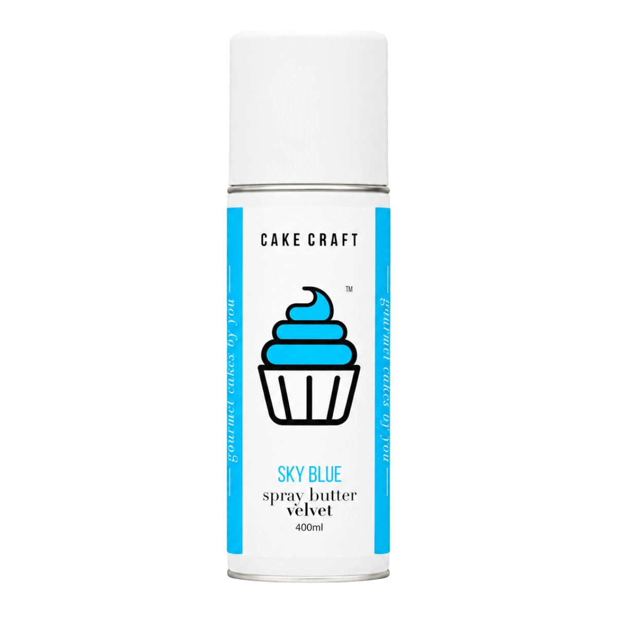 Sky Blue Spray Butter Velvet - Cake Craft 400ml - BSC