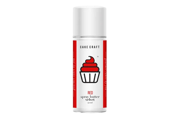 BSC Red Spray Butter Velvet - Cake Craft 400ml