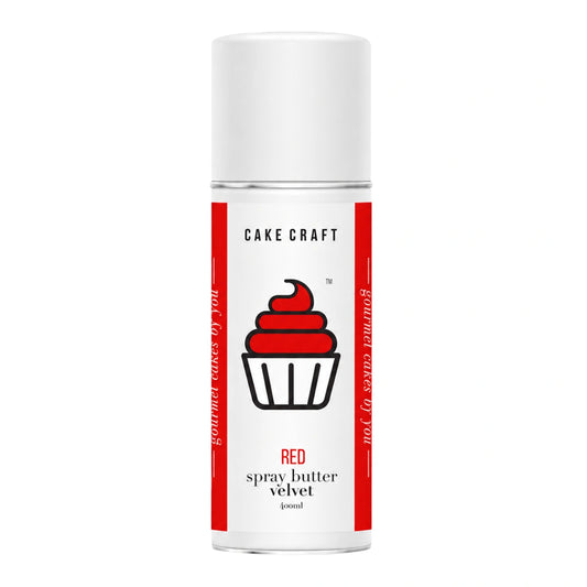 BSC Red Spray Butter Velvet - Cake Craft 400ml