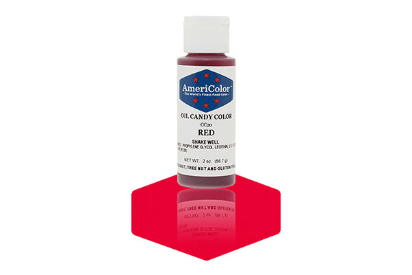 Red Oil Candy Colour 2oz - Americolor
