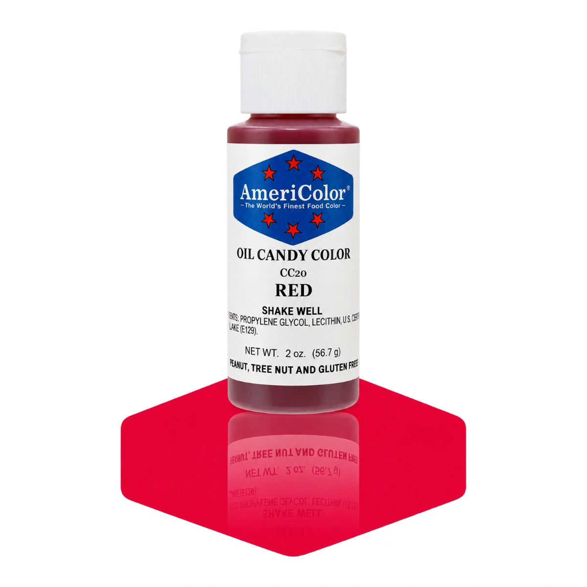 Red Oil Candy Colour 2oz - Americolor