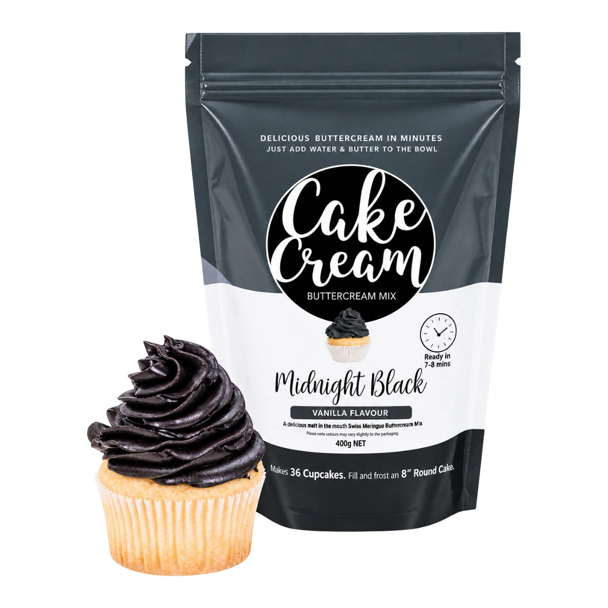 Midnight Black Cake Cream 400g - By Caitlin Mitchell