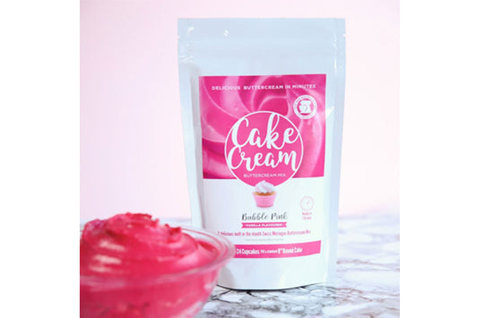 Cream Bubble Pink Cake 400g - By Caitlin Mitchell