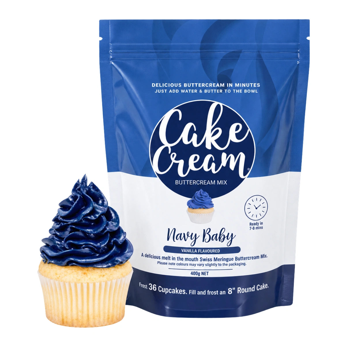 Navy Baby Cake Cream 400g - By Caitlin Mitchell