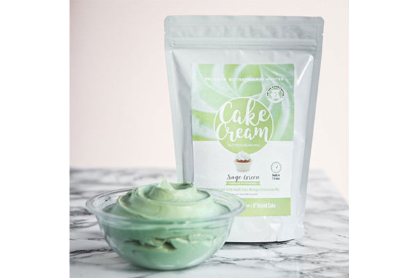 Cream Sage Green Cake 400g - By Caitlin Mitchell