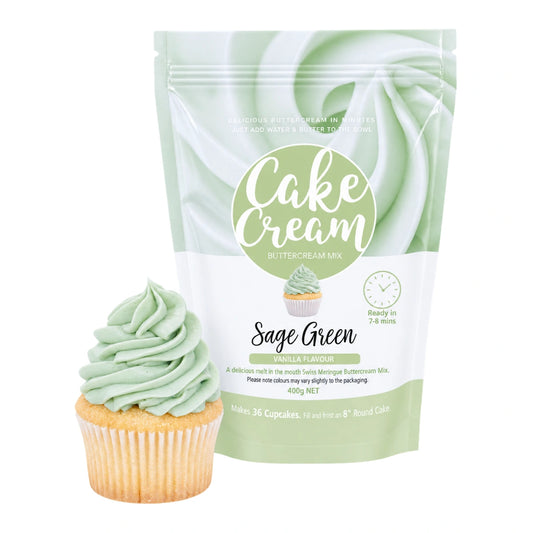 Sage Green Cake Cream 400g - By Caitlin Mitchell