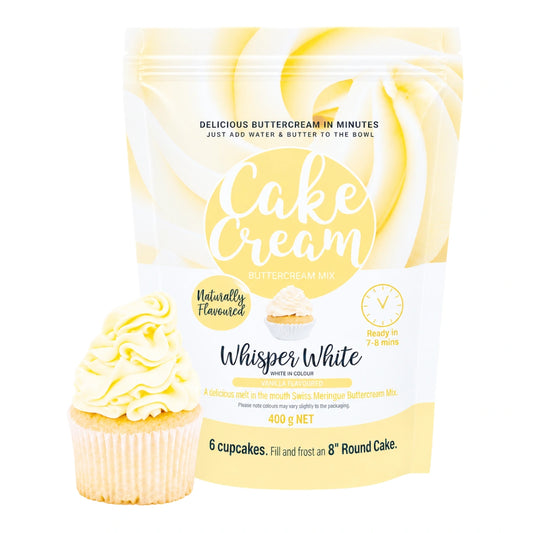Whisper White Cake Cream 400g - By Caitlin Mitchell