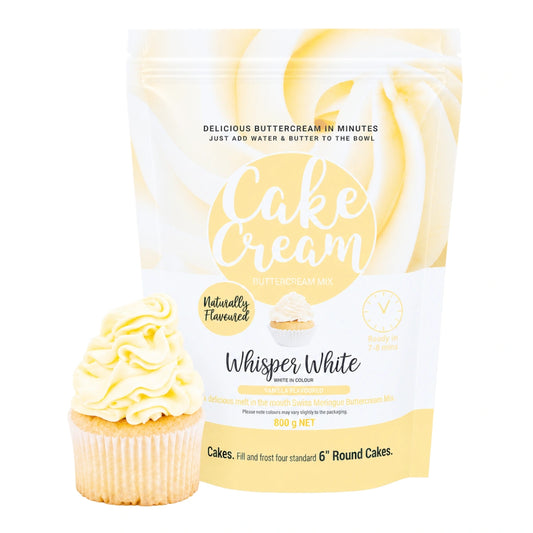 Whisper White Cake Cream 800g - By Caitlin Mitchell