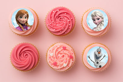Disney Frozen Cupcake Image Sheet 2 Inch (15 Per ) - BSC