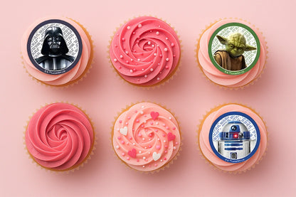 Star Wars Cupcake Image Sheet 2 Inch (15 Per ) - BSC