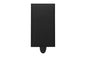 MINI RECTANGLE BLACK CAKE BOARD - SOFT CARDBOARD - 11.5cm x 7.5cm