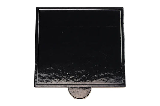 SQUARE CAKE BOARD - SOFT CARDBOARD - Black