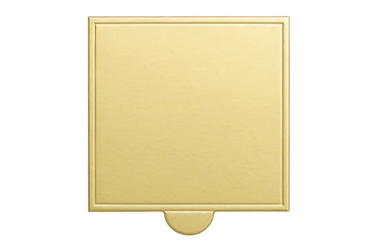 SQUARE CAKE BOARD - SOFT CARDBOARD - Gold