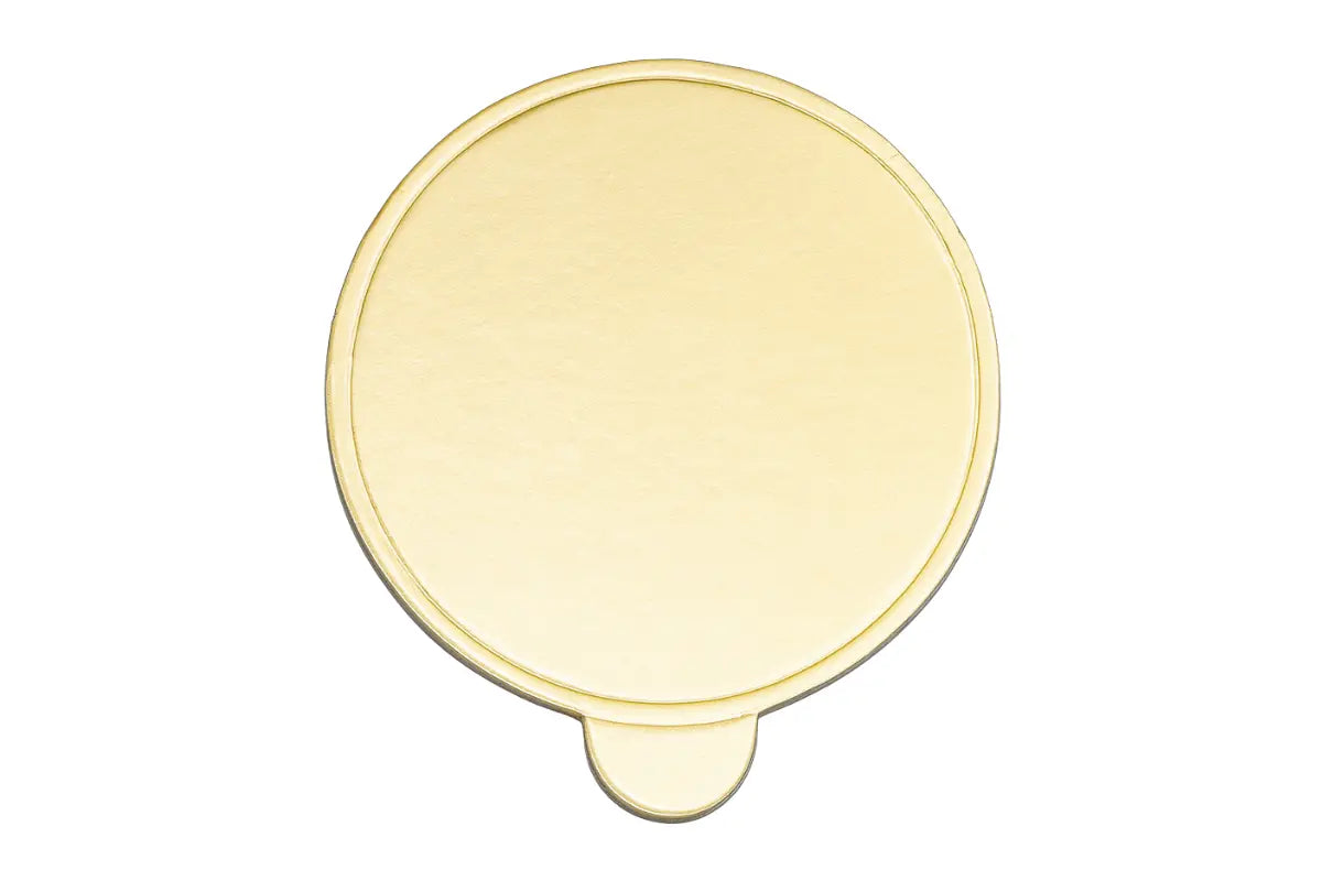 ROUND CAKE BOARD - SOFT CARDBOARD - Gold