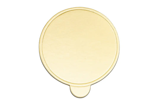 ROUND CAKE BOARD - SOFT CARDBOARD - Gold