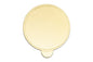 ROUND CAKE BOARD - SOFT CARDBOARD - Gold