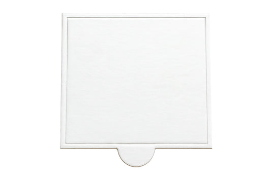 SQUARE CAKE BOARD - SOFT CARDBOARD - Silver