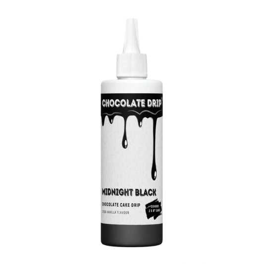 Black Chocolate Midnight Drip 250g - Cakers Warehouse