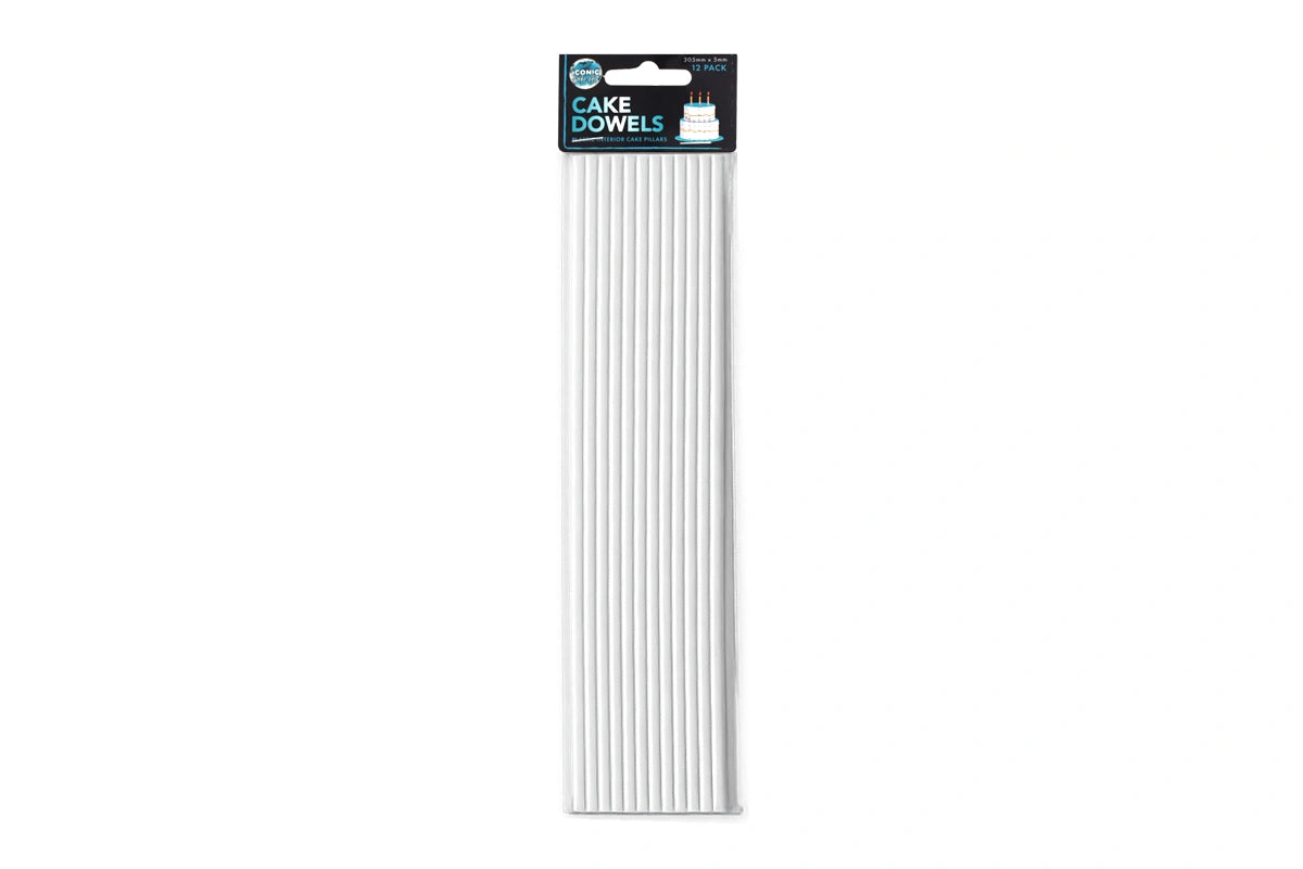 Cake Dowels ICONIC CAKE ART - Small 12 Pieces