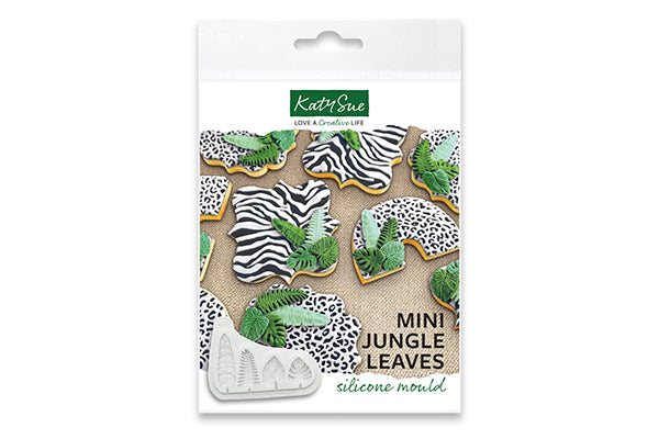 Mini Jungle Leaves Silicone Mould - Katy Sue