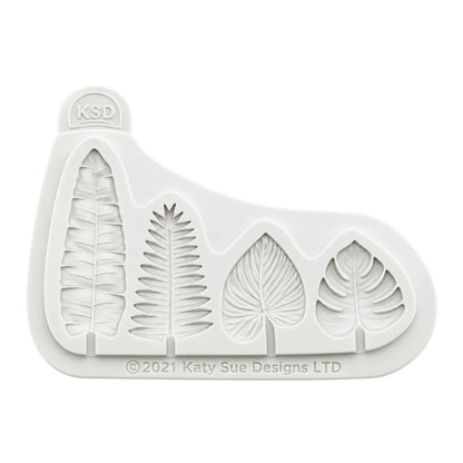 Mini Jungle Leaves Silicone Mould - Katy Sue