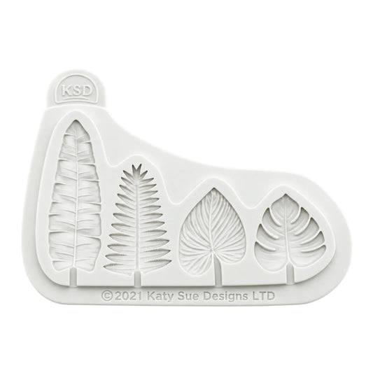 Mini Jungle Leaves Silicone Mould - Katy Sue