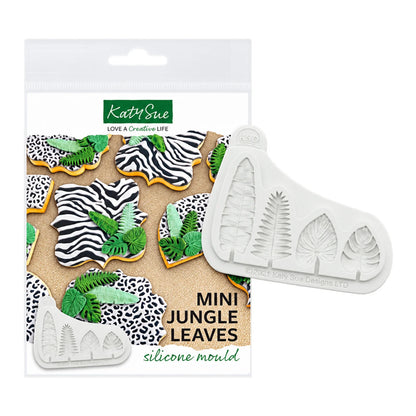 Mini Jungle Leaves Silicone Mould - Katy Sue